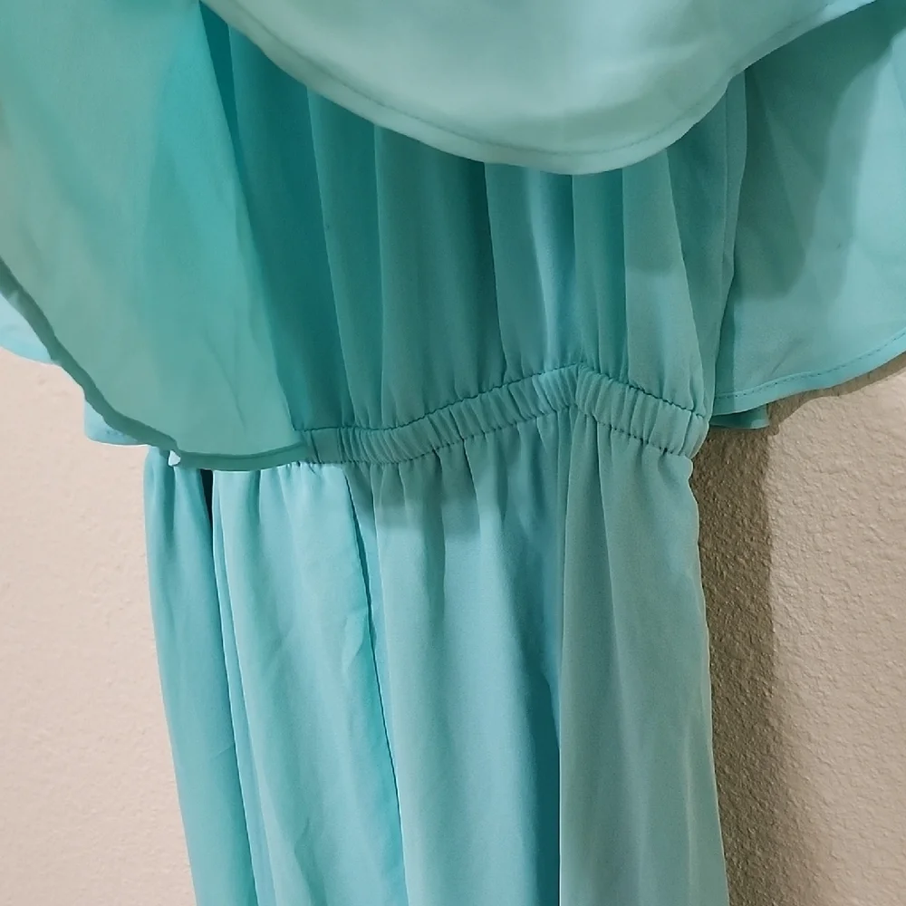 Show Me Your MuMu Blue Off-Shoulder Maxi Dress for Weddings - Picture 12 of 12